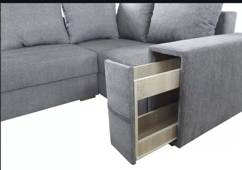 Narożnik komplet wypoczynkowy kanapa sofa  Madryt z funkcją spania