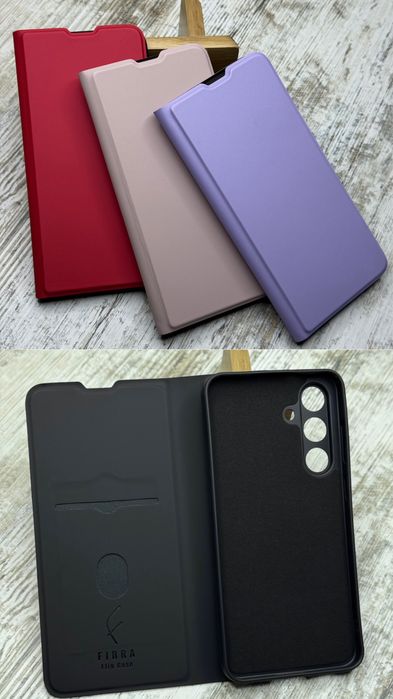 Чехол книжка Fibra Flip на Samsung S25 FE/ S23 FE. На магните. Чохол