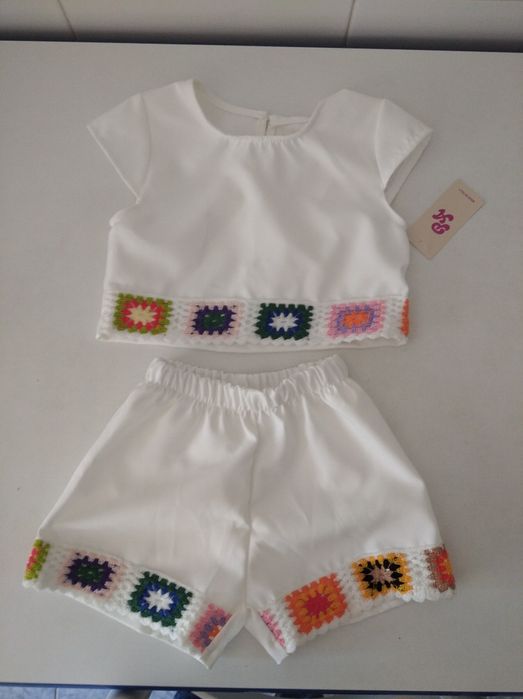 Conjunto de menina tamanho 6 anos novo