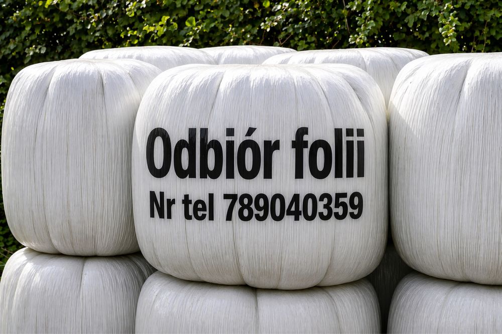 Odbiór folii rolniczej.
