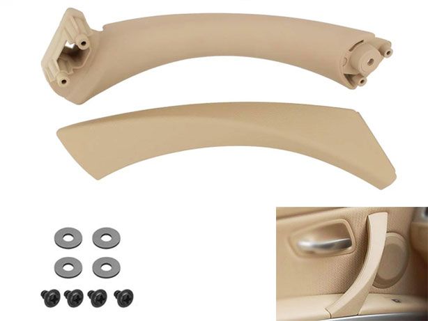 KIT Puxadores Pegas Interiores Portas BMW E90 E91  (NOVO)