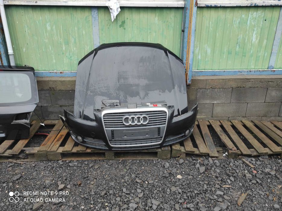 Audi a4 b7 LZ9Y maska zderzak wzmocnienie lampy w kolor