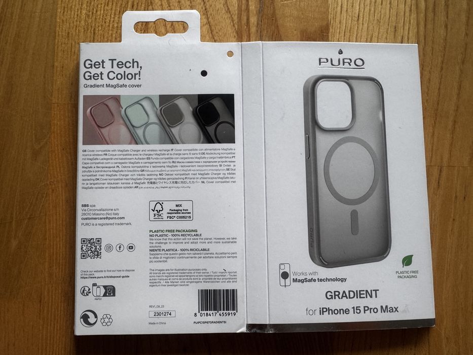 Etui Puro na iphone 15 pro max