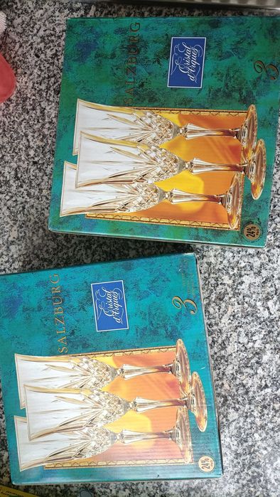 Set of 6 Crystal Glasses by Cristal d'Arques – Urgent Promotion447290972277329922