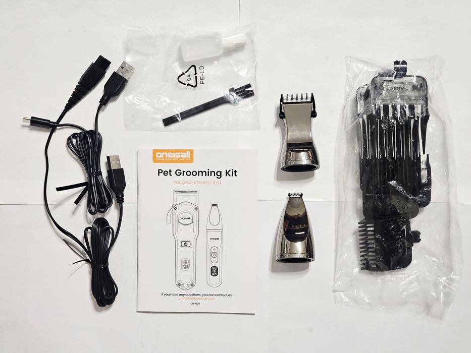 Машинка для стрижки собак 4 в 1 ONEISALL PC15