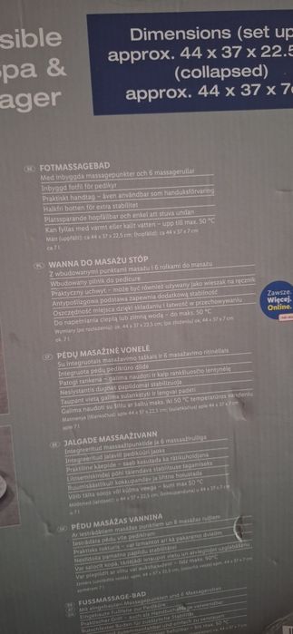 Wanna do masażu stóp