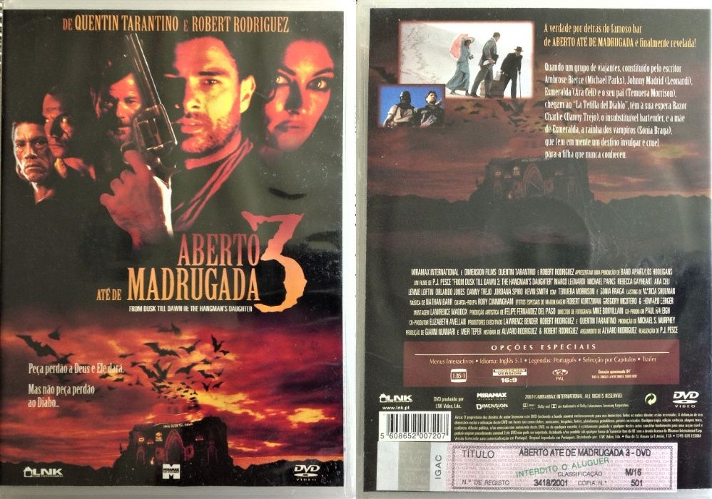 Aberto Até de Madrugada 1, 2 e 3 - DVDs COMO NOVOS