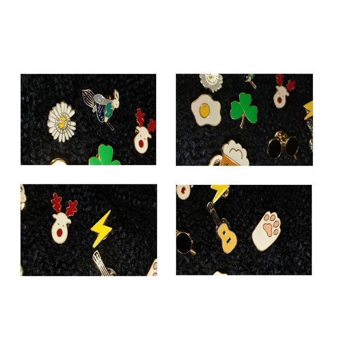 zestaw przypinki 13 szt.