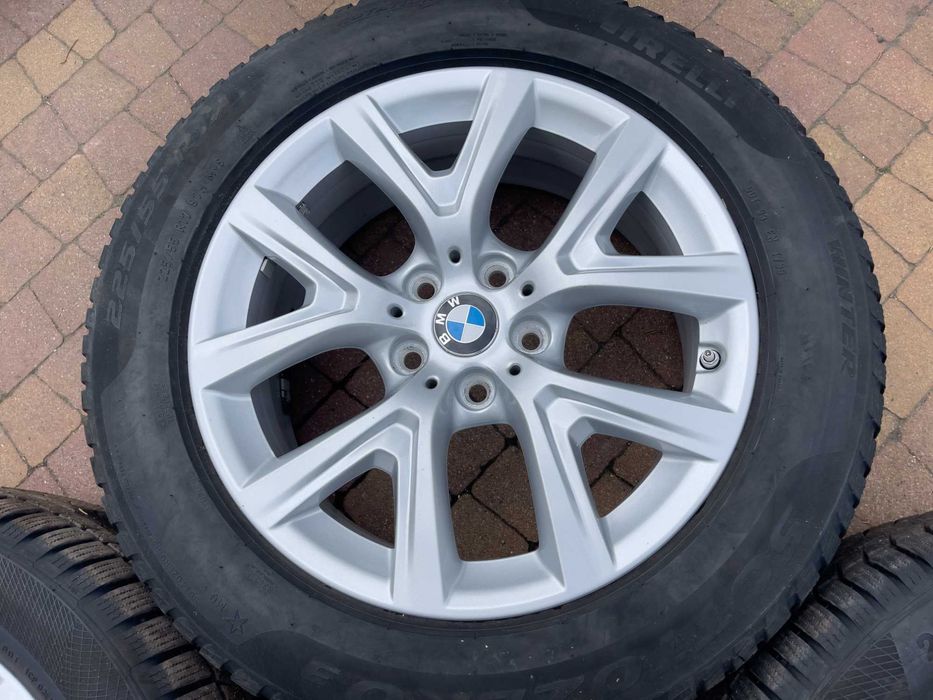 3871. Alufelgi 17" oryginalne BMW X1 X2 5x112 6.5J ET39 jak nowe