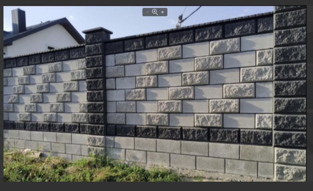 Європаркан Блоки  забор бетонний бруківка