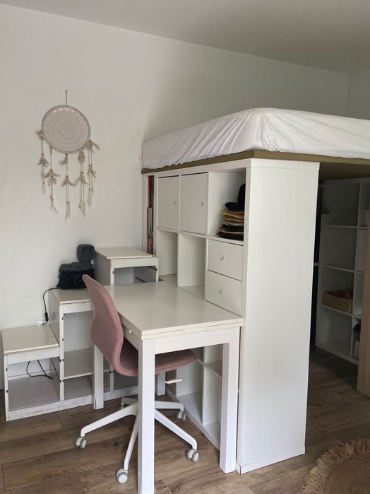 Cadeira Escritório Rosa Ergonómica - c/ rodinhas