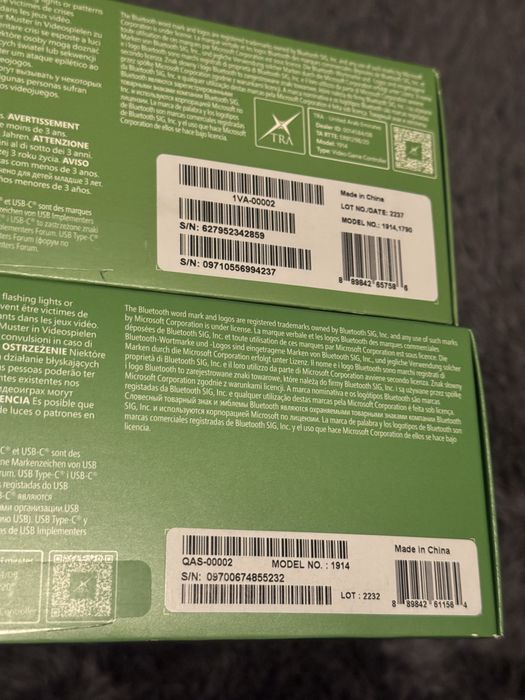 NOWE 2 Pady Xbox + adapter do windowsa