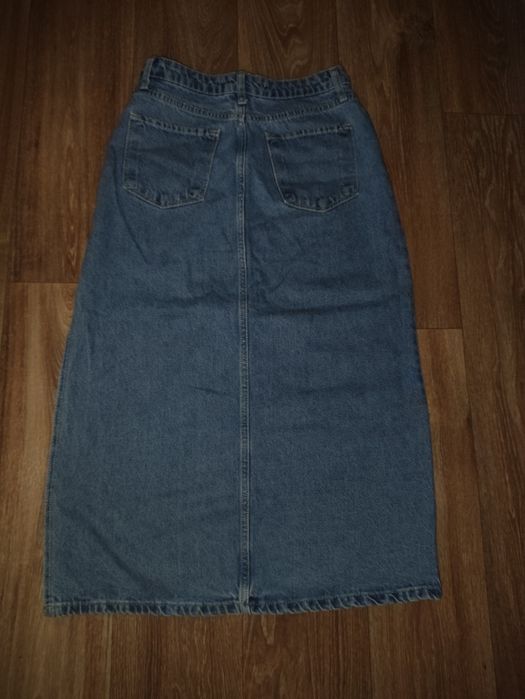 Джинсова спідниця міді Jean Shop
