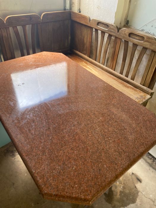 Mesa tampo de mármore