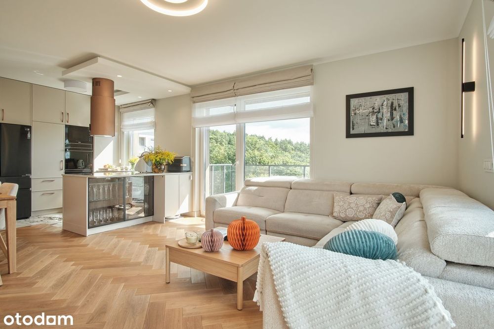 Apartament premium z panoramicznym widokiem na las. 5 pok. 3 garaże