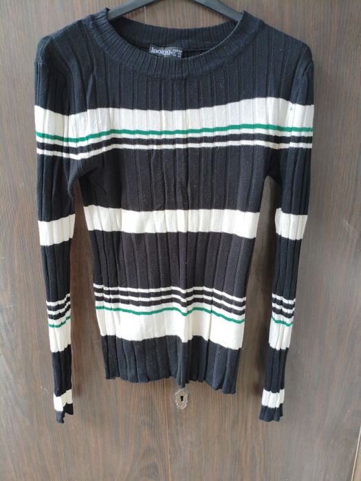 Sweter w paski M/L