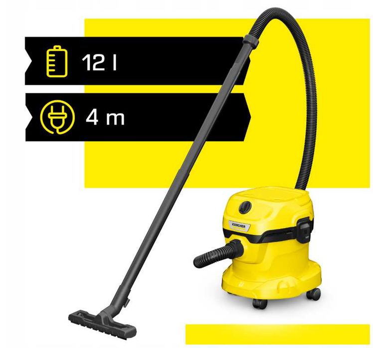 Пилосос Karcher WD 2 Plus V-12/4/18 сухе та вологе прибирання