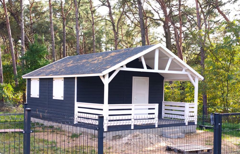 Domek letniskowy drewniany 35m2 5x7