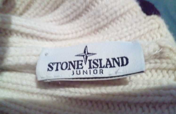 Зимняя шерстяная шапка с козырьком Stone Island-оригинал винтаж