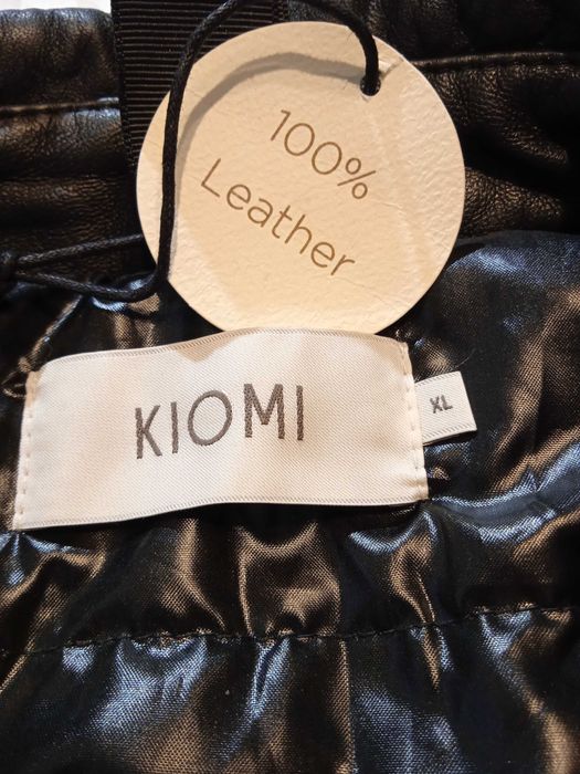 Kiomi Ramoneska/Kurtka ocieplana skórzana Nowa Rozm XL