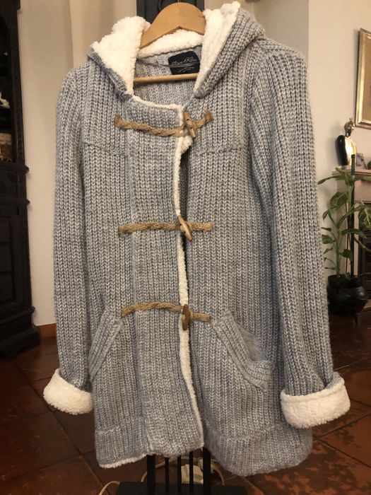 Casaco com capuz da Zara Knit