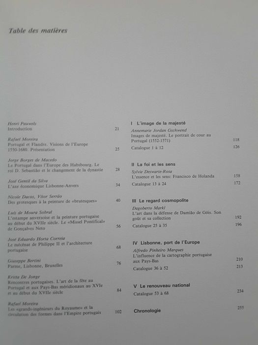 Portugal et Flandre. Visions de l´Europe / Oceanos. Padre A. Vieira
