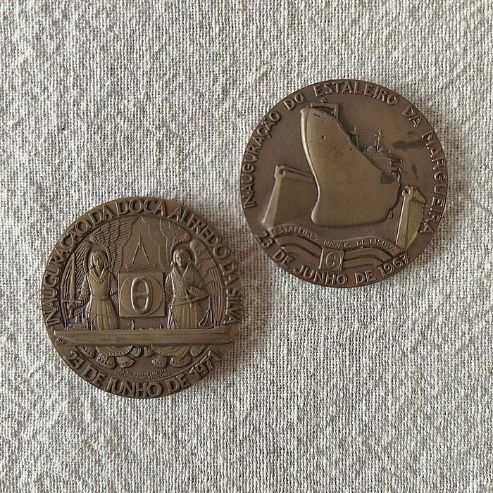 Medalhas de Bronze – Lisnave (1967 e 1971)