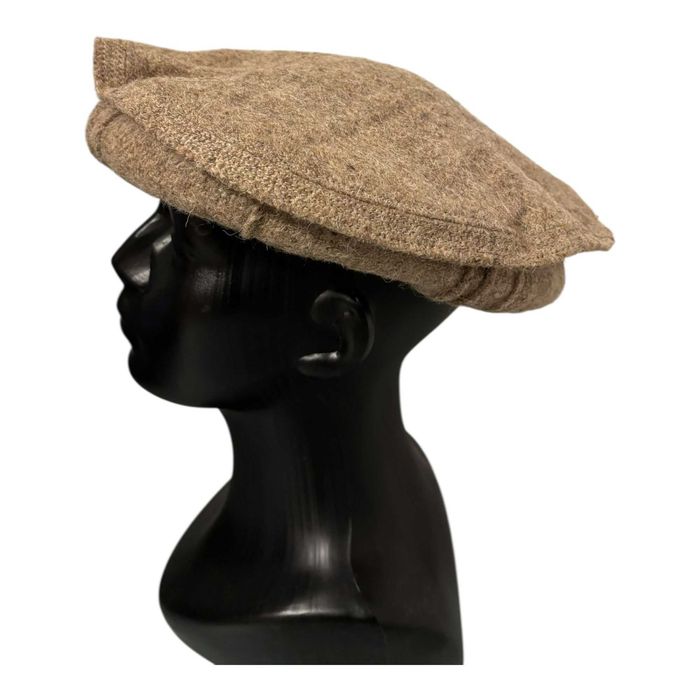 Boné de inverno Winter Cap Chapéu Pakol 100% feito à mão (Carvão)