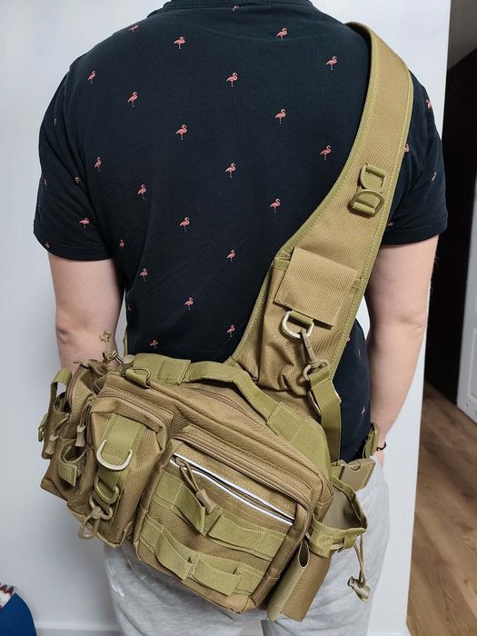 Torba,/plecak wędkarski, spiningowa na ramię, dużo kieszonek