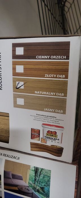 Elewacyjne  lamele tabulo kosbud naturalny dąb