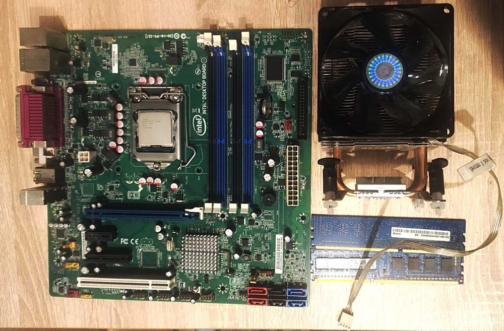 Комплект Процесор i7 2600k + Foxconn 115XDBP + 8 gb hynix 1600