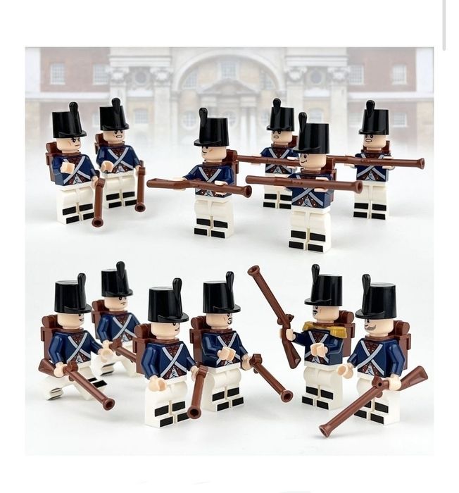 Klocki figurki żołnierze czasów Napoleońskich kompatybilne z Lego żołnierze Napoleon
