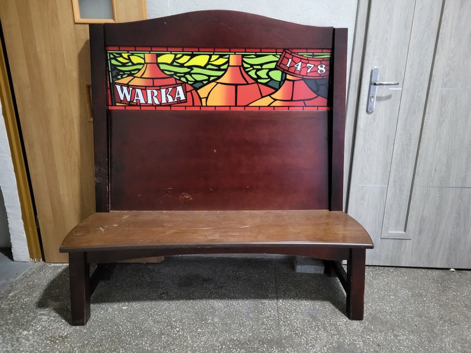 Stoły ławy meble solidne grube drewno  wyposażenie bar pub restauracja