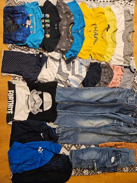 Paka dla chłopaka 130-160 zestaw ubrań