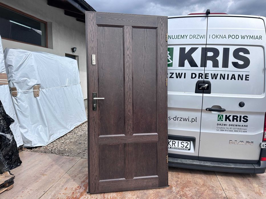 Drzwi drewniane OD RĘKi KLATKOWE DREWNIANE klatka schodowa C..Polska