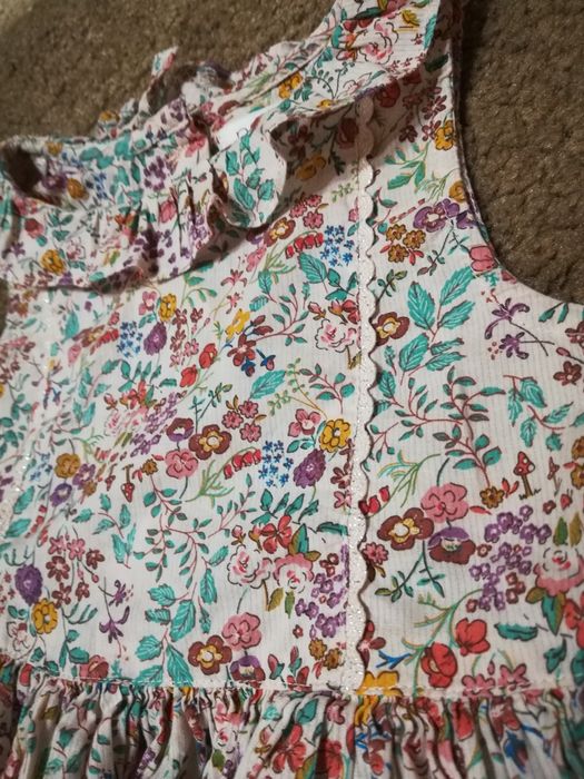 Летнее платье 12-18 м. 86 см.