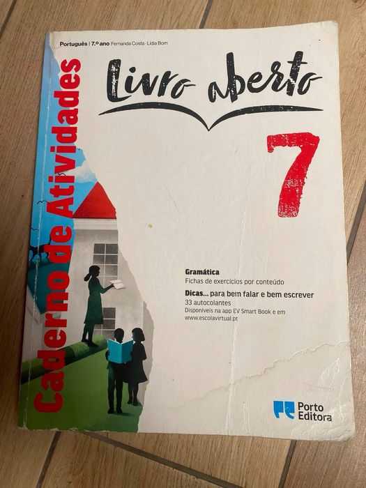 Caderno atividades do 7 ano usado como novos