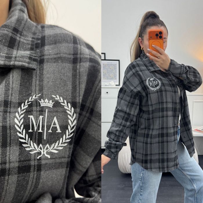 ‼️Фланелева сорочка в клітинку. ОПТ та роздріб. Розм 42-46, 48-52