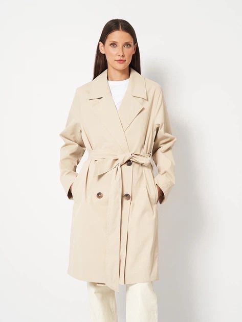 Тренч жіночий бежевий