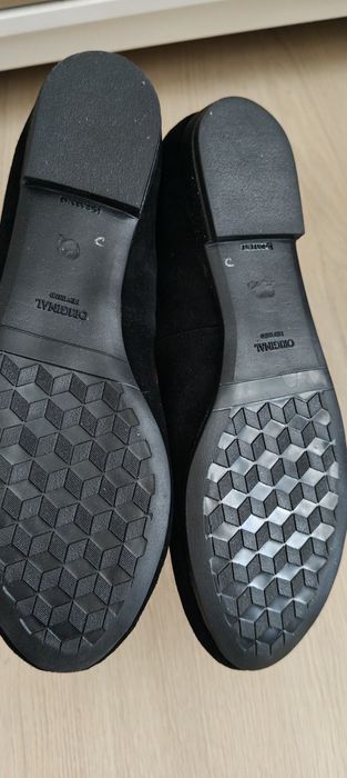 Балетки натуральний замш жіночі туфлі макасини р.39.5-40