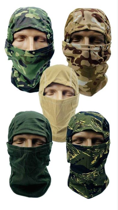 Військові унісекс балаклави, великий вибір кольорів