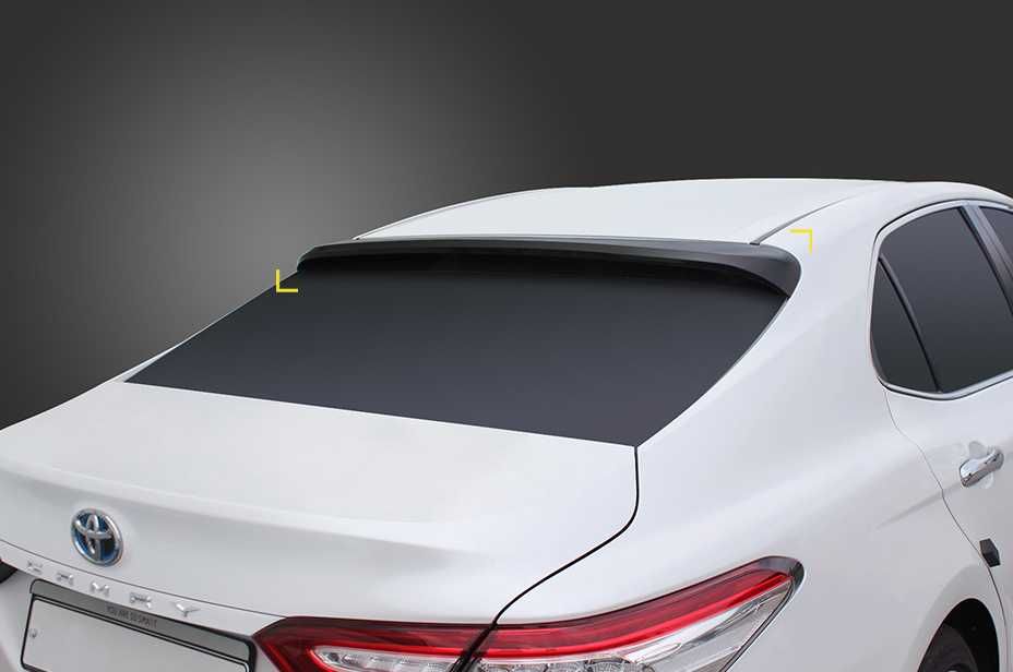 Спойлер Toyota Camry 70 Бленда на заднє скло чорний глянець