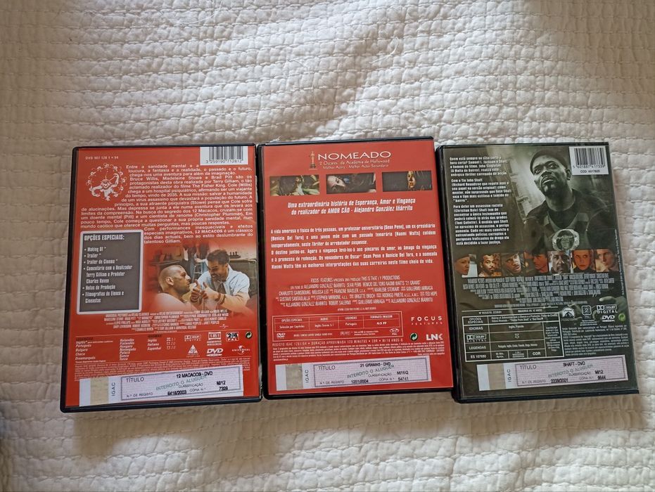 Pack constituído por 3 DVD's