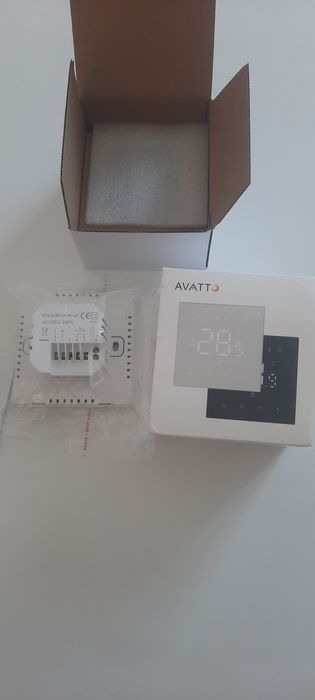 Розумний програмований сенсорний WI-FI термостатAVATTO WT410 BH-3A-W