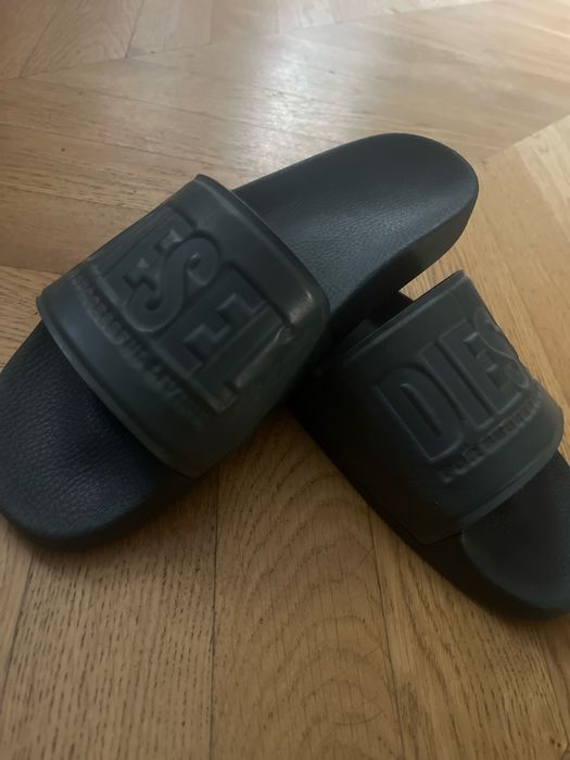 Diesel klapki zielone  rozm 43/44 made in italy