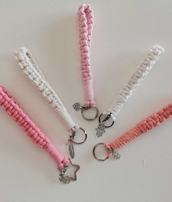 Porta Chaves em Macramé