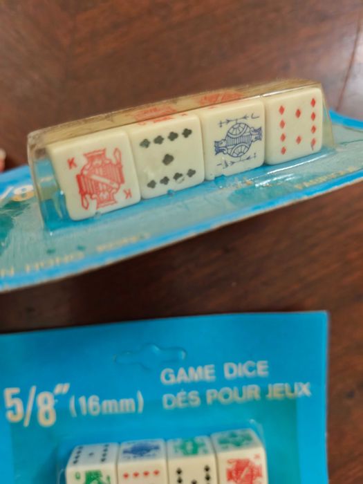 Packs de Dados para jogo de POKER