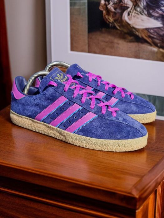 Оригінальні кросівки adidas yabisah blue purple special samba gazelle city