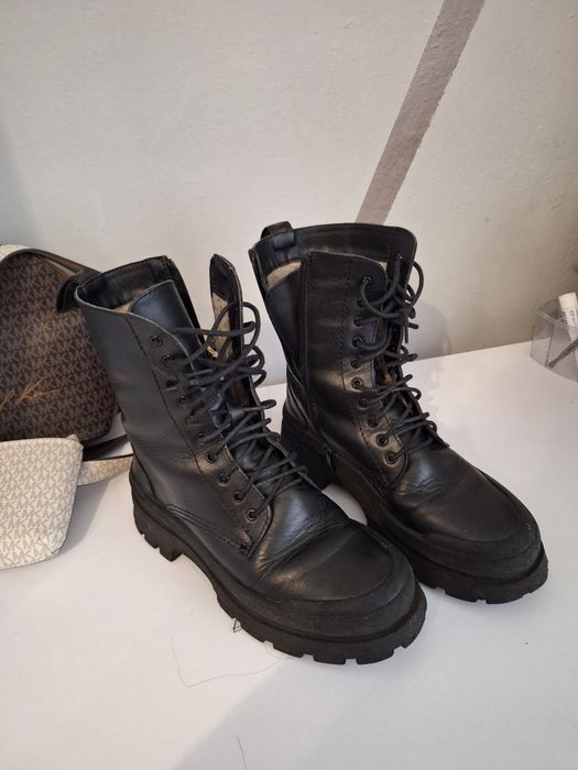 Чобітки черевики берци нат шкіра