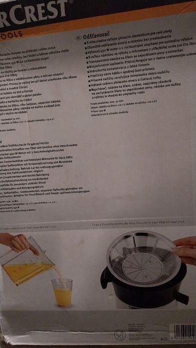 Sokowirówka Silvercrest Lidl